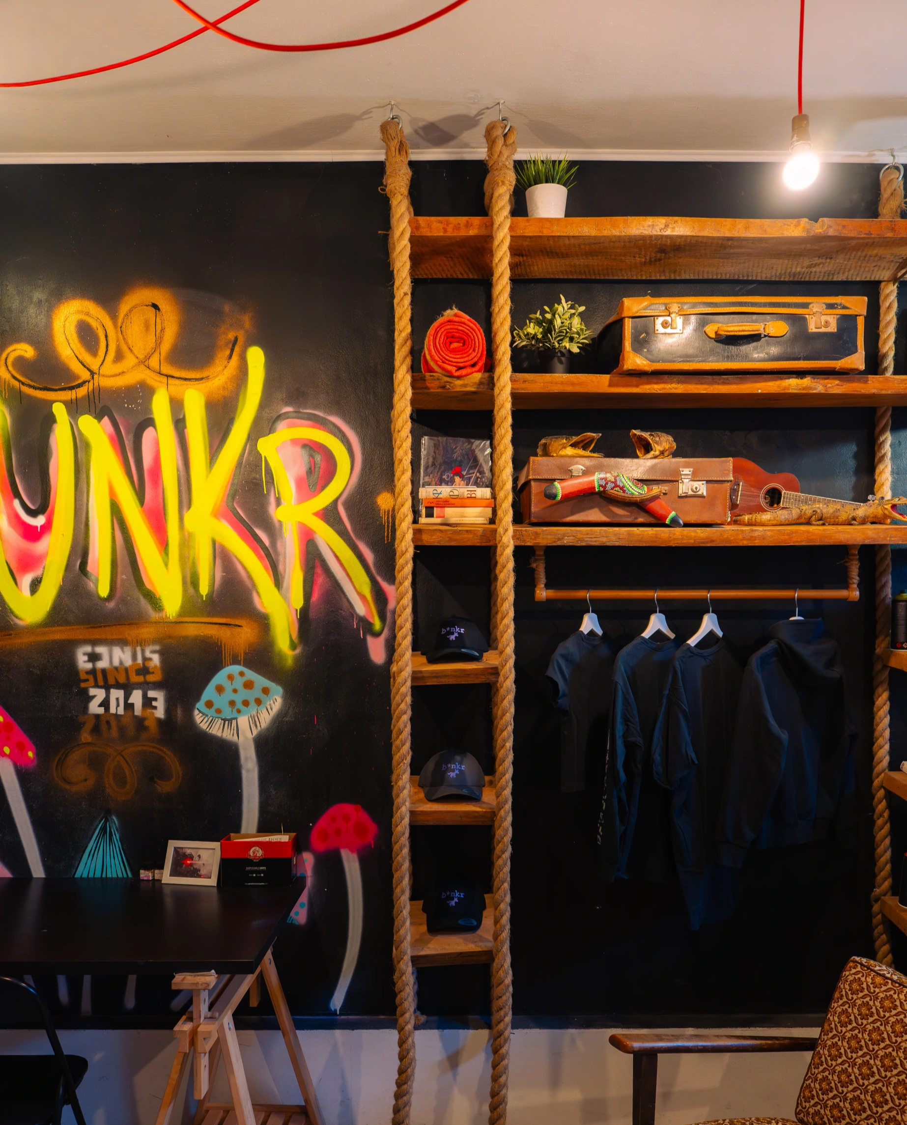 Interiér tattoo studia BUNKR