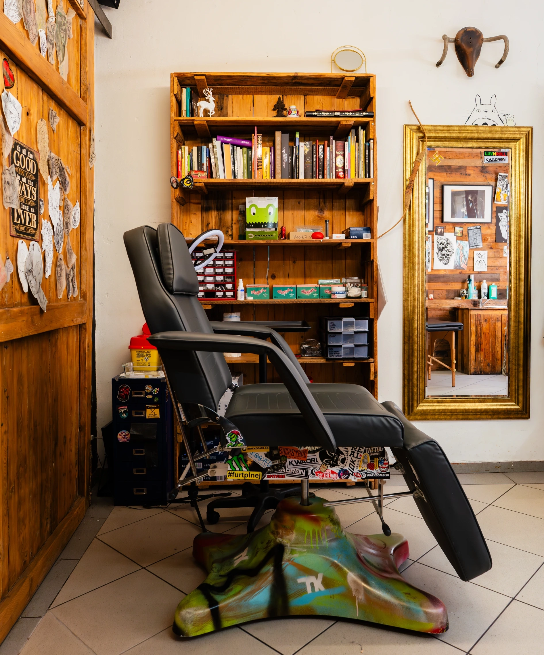Interiér tattoo studia BUNKR
